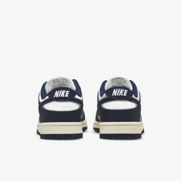 Nike Dunk Low Midnight Navy and White - Image 4