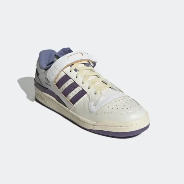 adidas Forum 84 Low White College Purple - Image 3