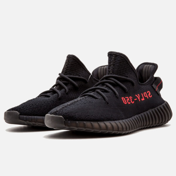 Yeezy Boost 350 v2 Black Red (Bred) - Image 2