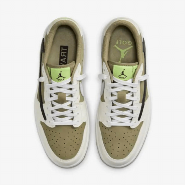 Air Jordan 1 x Travis Scott Golf Neutral Olive - Image 3