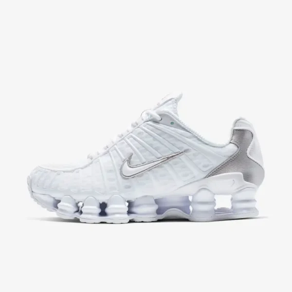 Nike Shox TL White and Max Orange